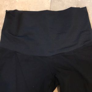 Maternal America Pants - Maternal America over belly black leggings Maternal America Pants - Maternal America over belly black leggings